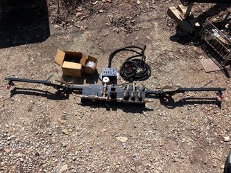 Herbicide Boom Sprayer With Controls And Extra Parts
