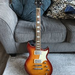 Reverend Sensei HB in Faded Burst Flame Maple  With Upgraded Railhammer Pickups