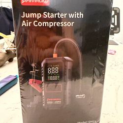 4-in-1 Car Jump Starter with Air Compressor – Brand New Sealed