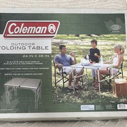 Coleman 24”x36” Portable Folding Table