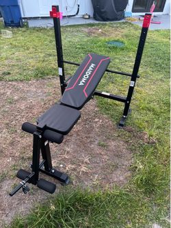 New, unused exercise bench