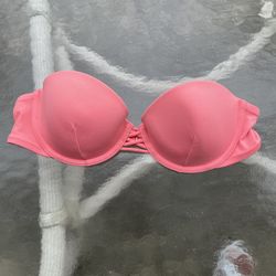Victoria Secret Swim Bandeu Top Peach