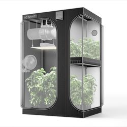 CLOUDLAB 743D, 2-IN-1 ADVANCE GROW TENT 4X3, 