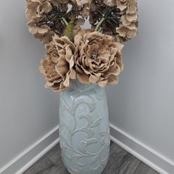 Decorate Vase + Fake Flowers