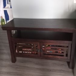 Solid Wood Console For Sale