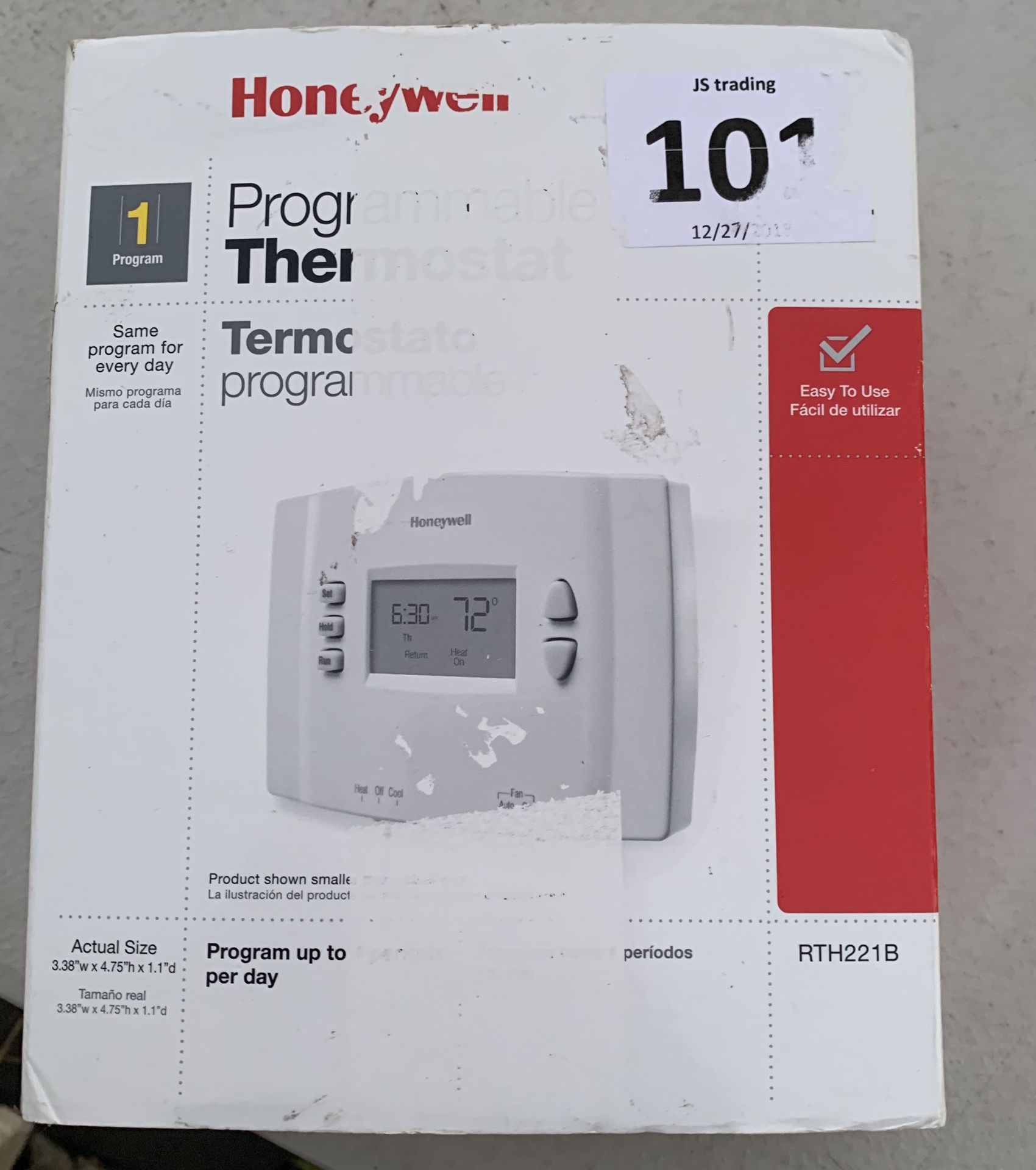 Programmable thermostat