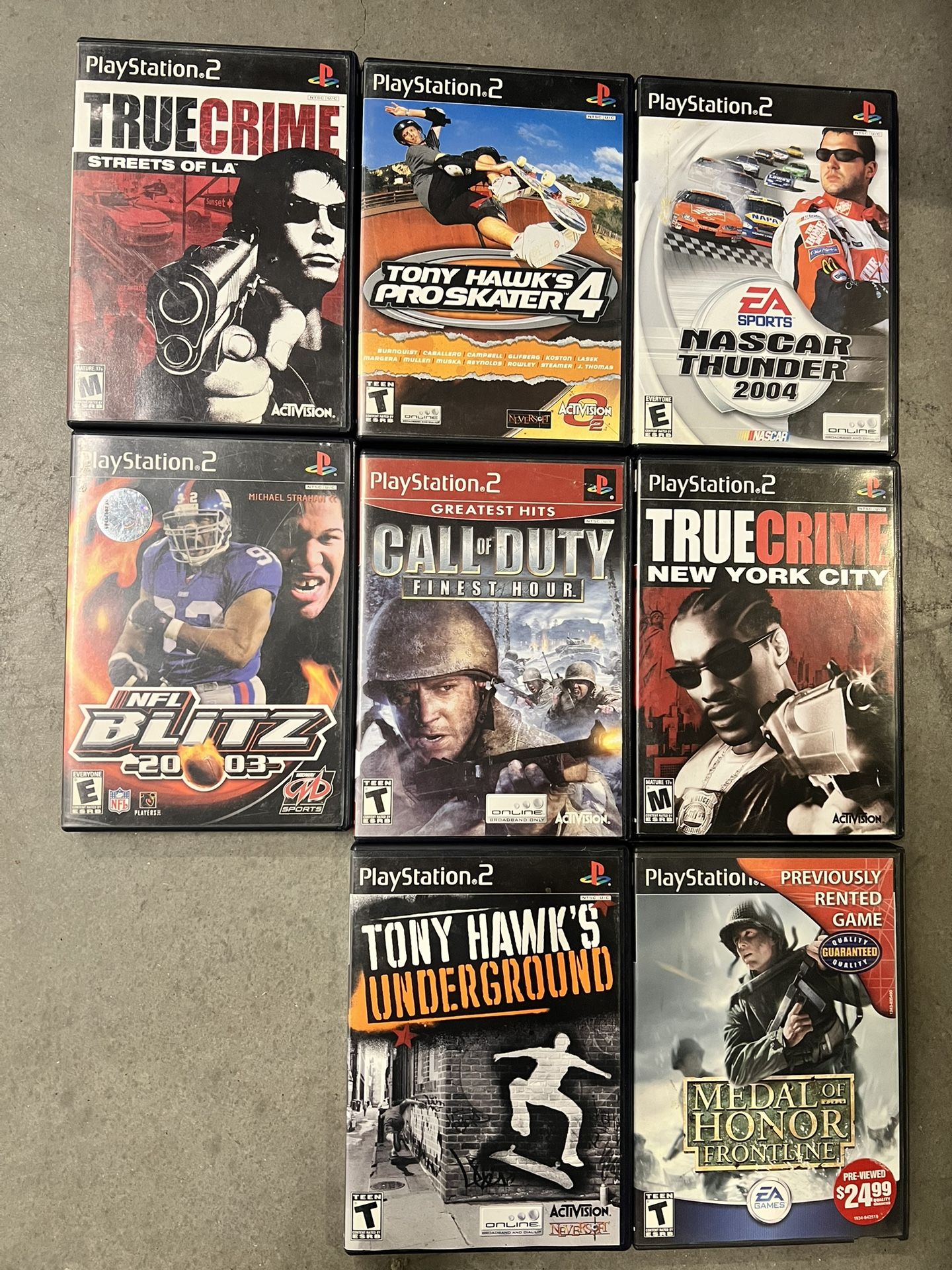 PS2 Collectors game