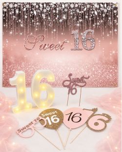 Sweet 16 Party Decoration Set