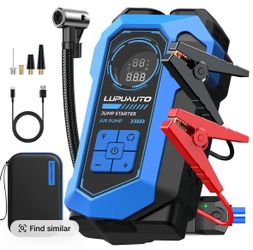 4000A Jump Starter with 160PSI Air Compressor for 10L Gas/8.5L Diesel