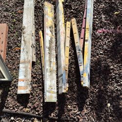 (4) Metal Workshop Sawhorses 