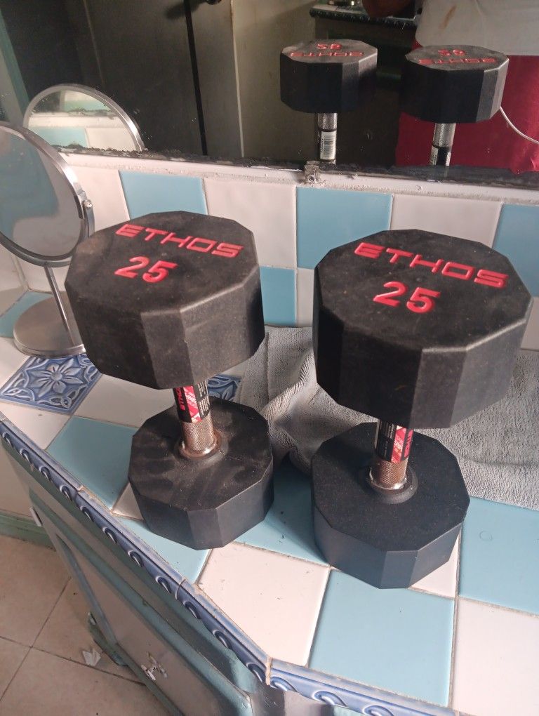 25 Lb Dumbbell Set