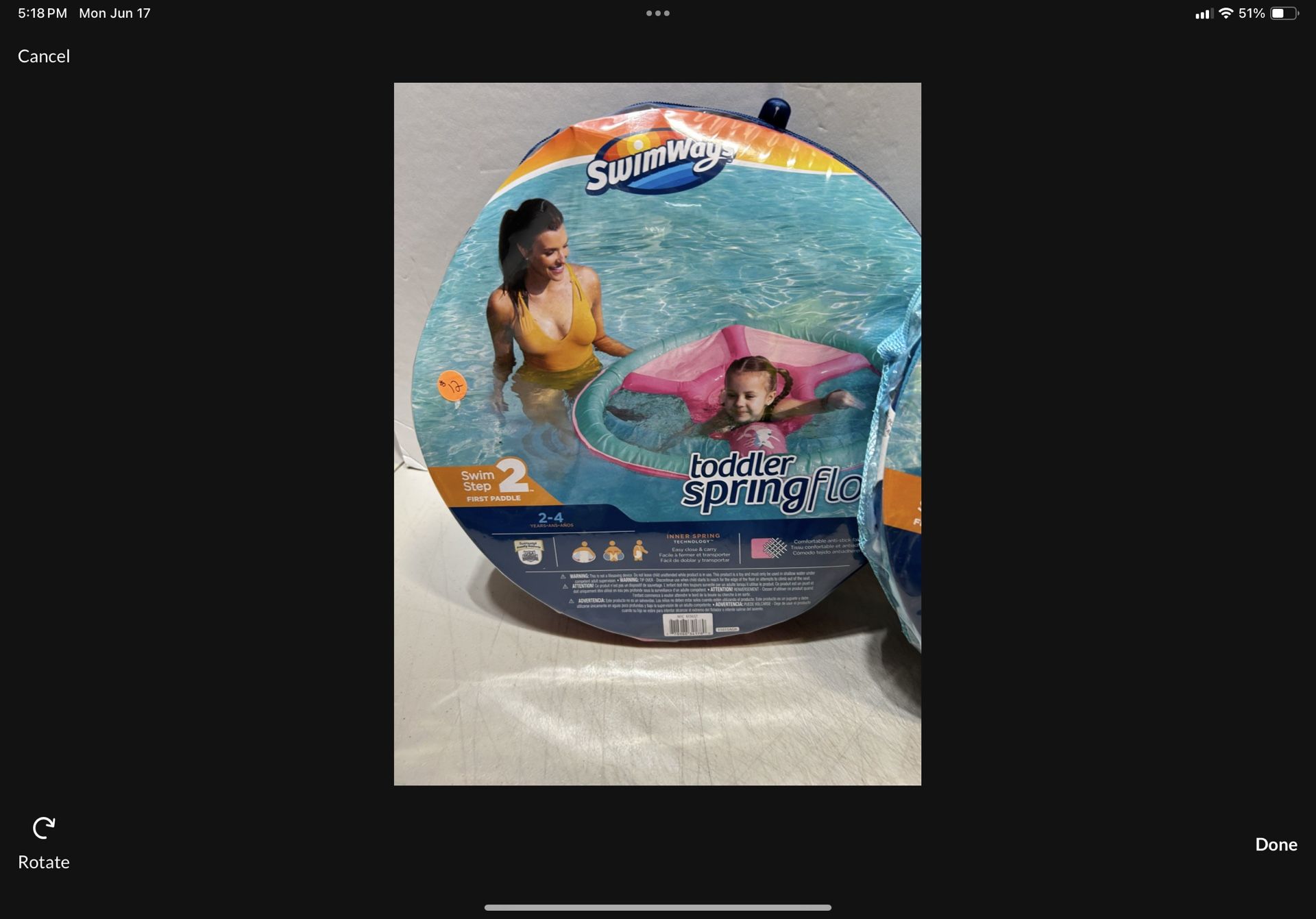 Toddler Canopy Floats