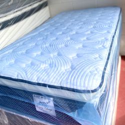 Twin Size Mattress 14 Inches Thick With Pillow Top Excellent Comfort Also Available: Full, Queen And King New From Factory Delivery Available