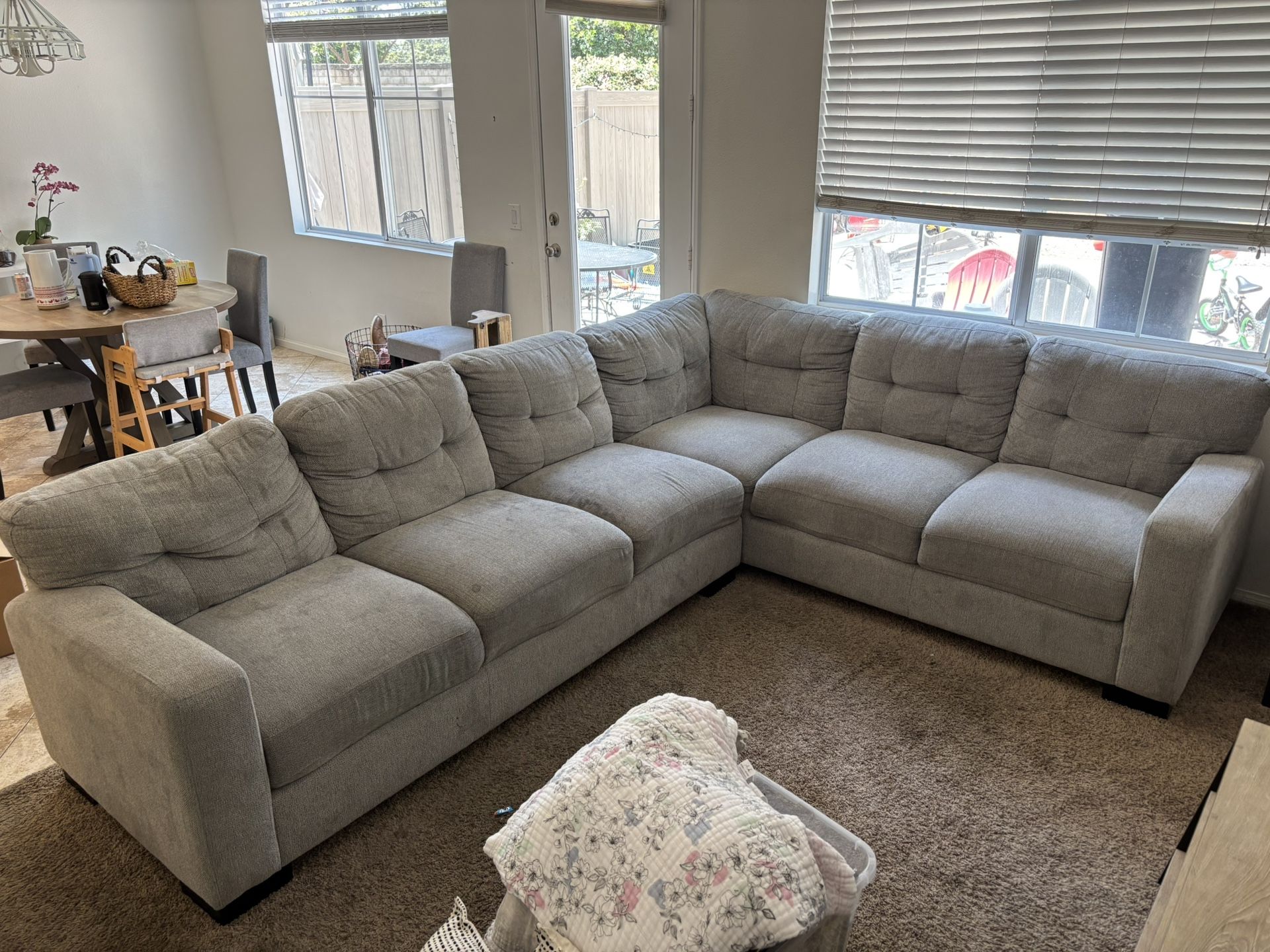 Grey Sectional Couch