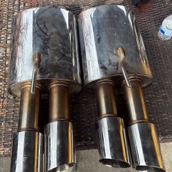 Obx Racing Sport Mufflers Stainless Steal 