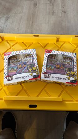 Pokemon 151 Alakazam EX collection box