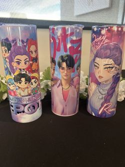 Anime “Demon Hunters” 20oz Stainless Steel Tumblers