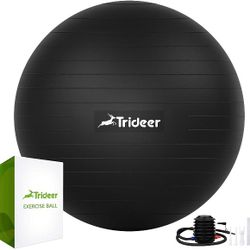 Trideer Extra Thick Yoga & Exercise Ball, 5 Sizes Ball Chair