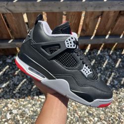 Jordan 4 Bred Reimagined (Size 5.5Y, 6Y, 6.5Y, 7Y, 8, 8.5, 10.5, 11)