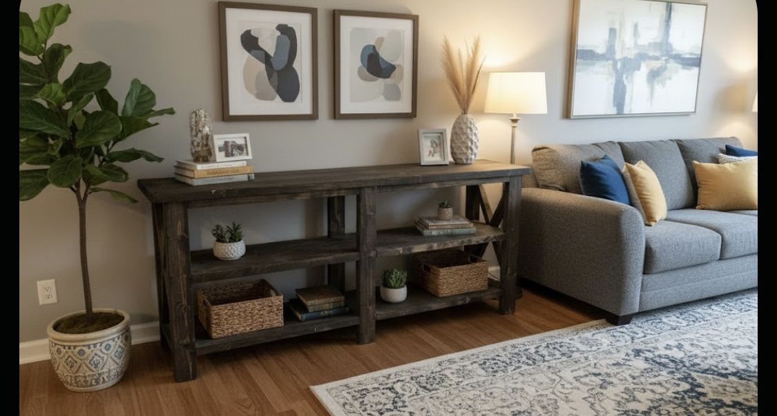 Tv Console Buffet Shelving Unit 