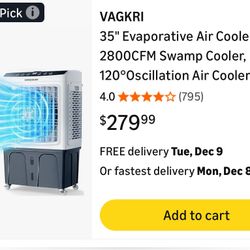 VAGKRI PORTABLE SWAMP COOLER