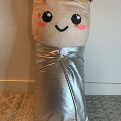 Giant Burrito Plush Pillow – 2+ Feet Tall