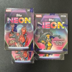 2026 Topps Neon Marvel - Mega & Value Boxes