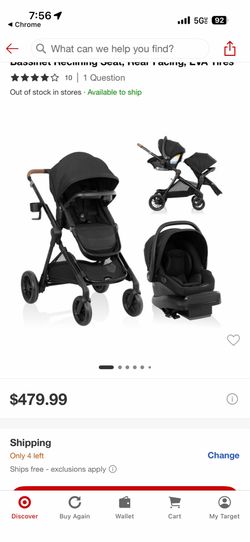 Even Flo double stroller