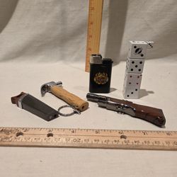 Novelty "Unique" Cigarette Lighters-- Lot Of 5