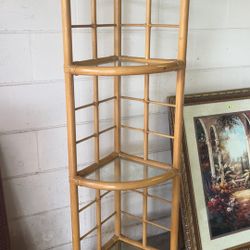 Bamboo Corner Shelf