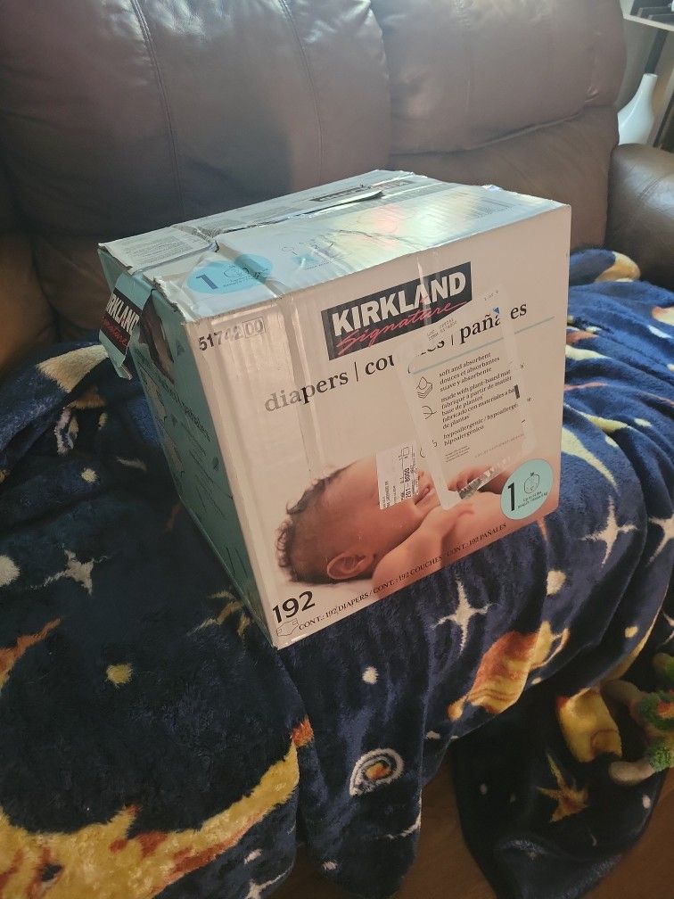 New Box Of Size 1 Diapers