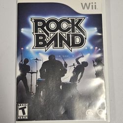 ROCKBAND for Nintendo Wii Complete With Manual and Case