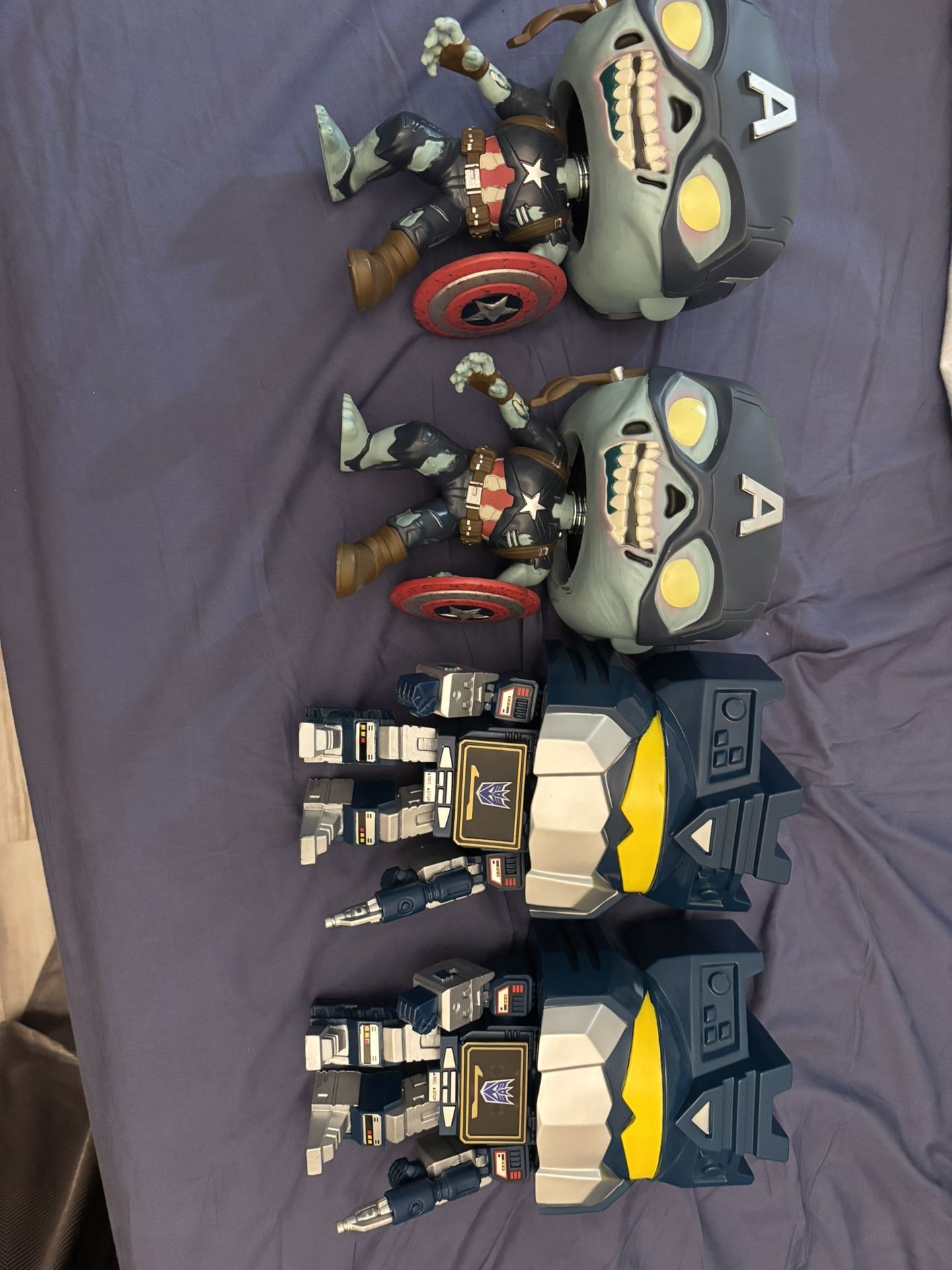 Funko POP! Large size Zombie Captain America and Transformers - Price for all