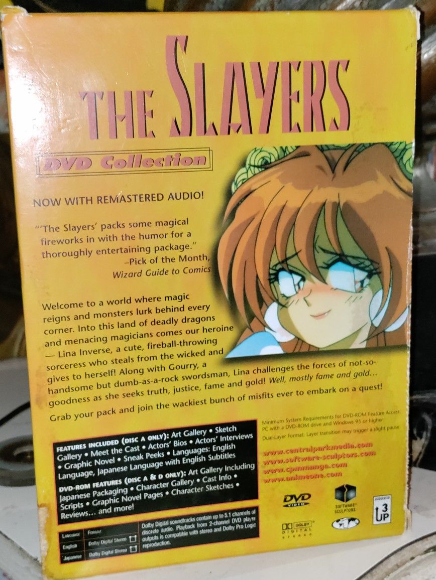 The Slayers ( Anime ) DVD Collection Box set for Sale in Industry
