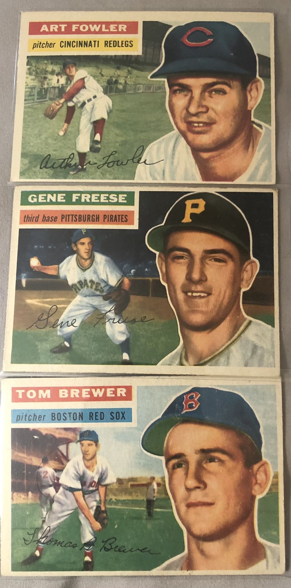 Topps 1956 B/B Cards