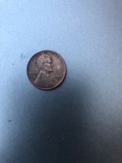 1944 one cent peny with D
