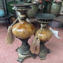 Home Interiors Candleholders 