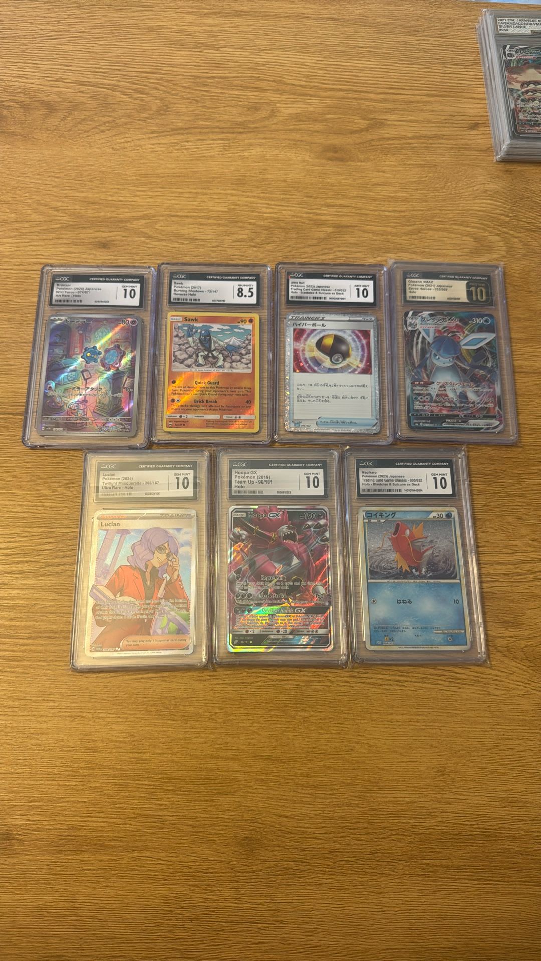 CGC Pokemon Slabs