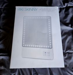 RIKI LOVES RIKI Skinny lighted makeup mirror and live stream device .... see description