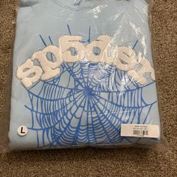 Blue spider hoodie
