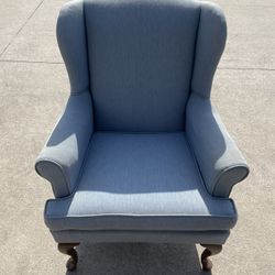 Blue wingback Chair