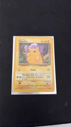 First Edition Pikachu