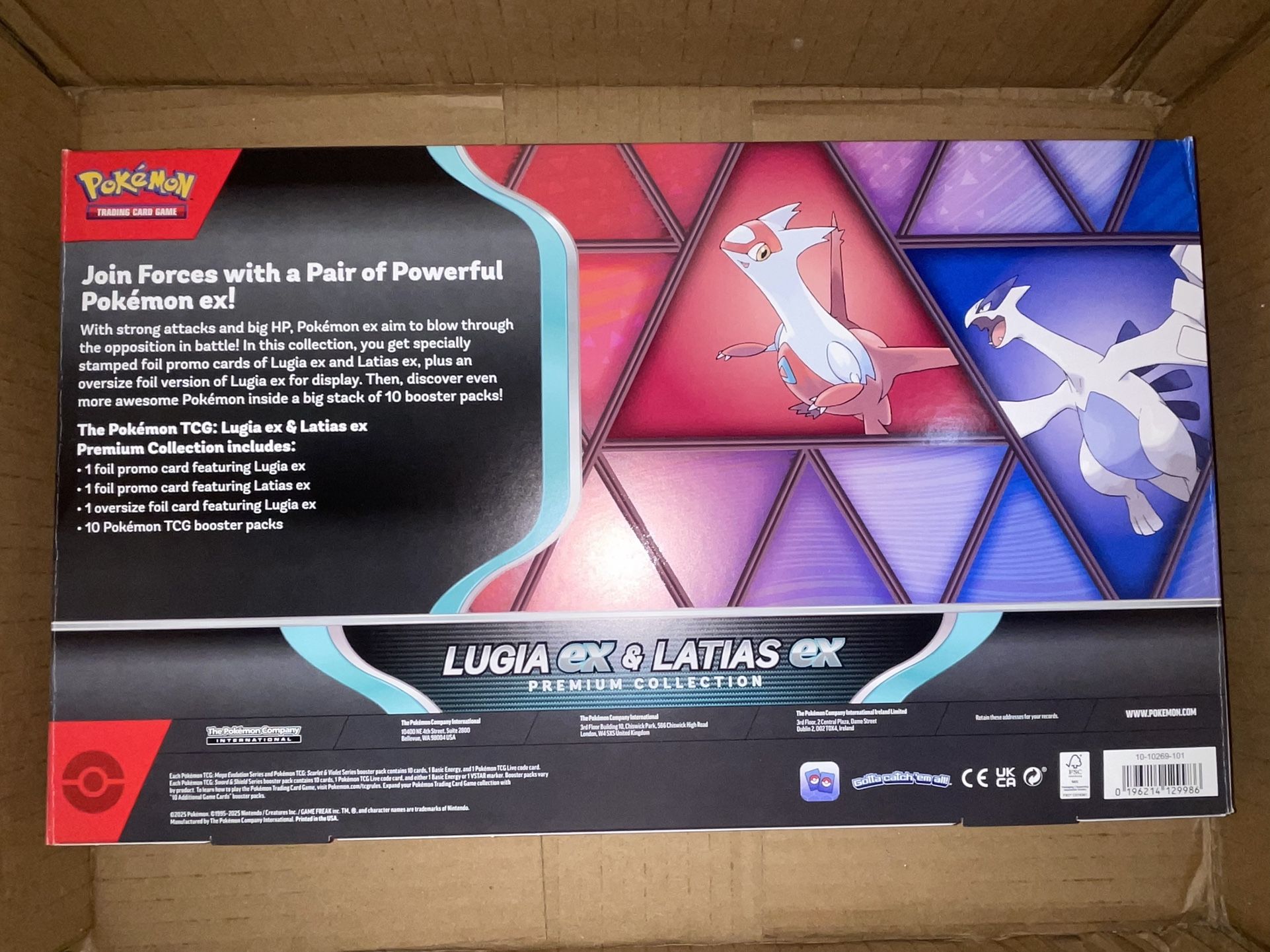 pokémon trading card game:lugia ex & latias ex premium collection Pokemon main image 1