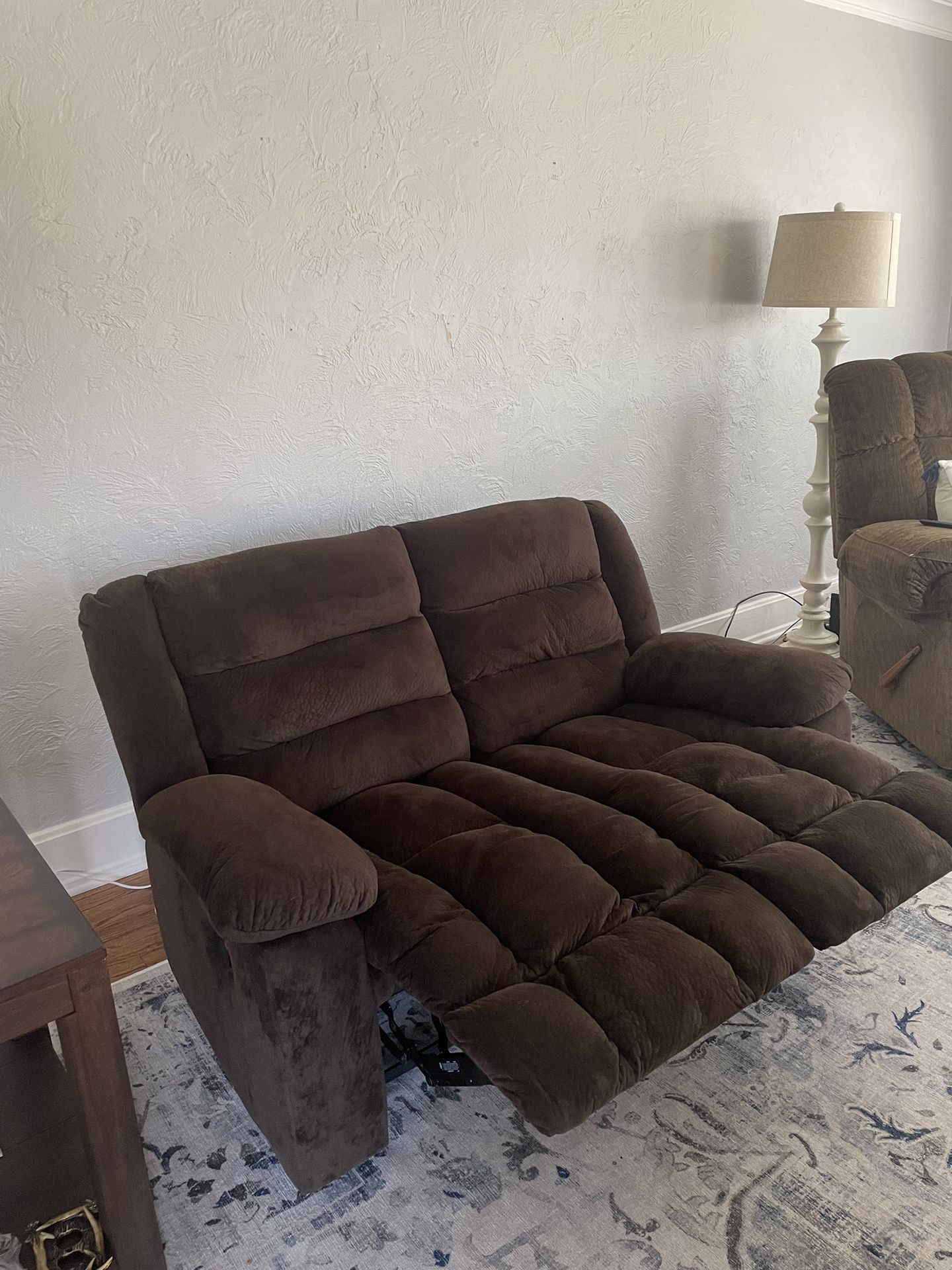 Ashley Furniture Recliner And Oversized Chair 