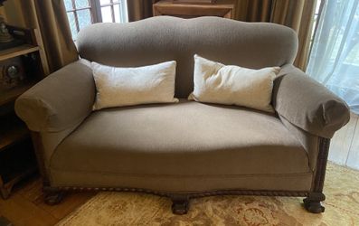 Vintage Empire Style Loveseat  Couch