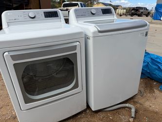 the LG 4.1 cu. ft. Washer and Vented Dryer Pair
