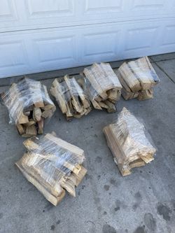Dry Seasoned Firewood Bundles