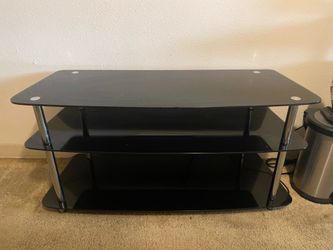 Glass & Chrome 3-Tier TV Stand