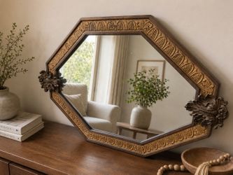 Vintage Ornate Wall Mirror