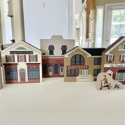  The Cat's Meow Village Pieces. All Included Not Selling Separately